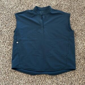 Figs Rafaela scrub top dark harbour